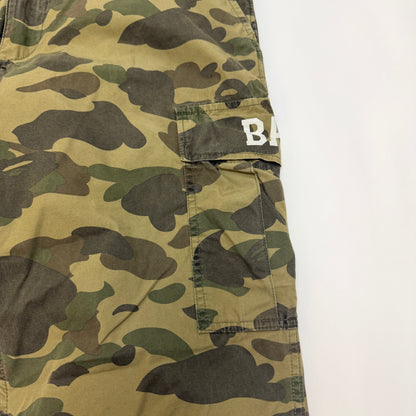 A Bathing Ape BAPE 1st Camo Cargo Pants Men's XL Green Camo Vintage Used