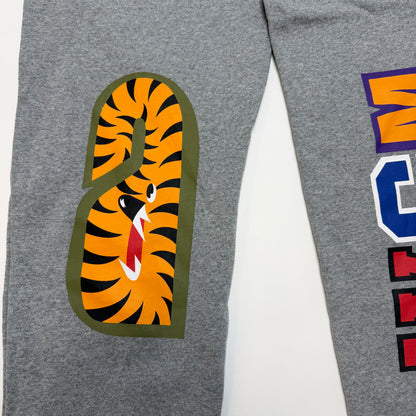 A Bathing Ape BAPE Shark Sweatpants Men's XL Gray Cotton Joggers