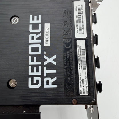 PNY GeForce RTX 3050 8GB GDDR6 PCIe Graphics Card Black Used