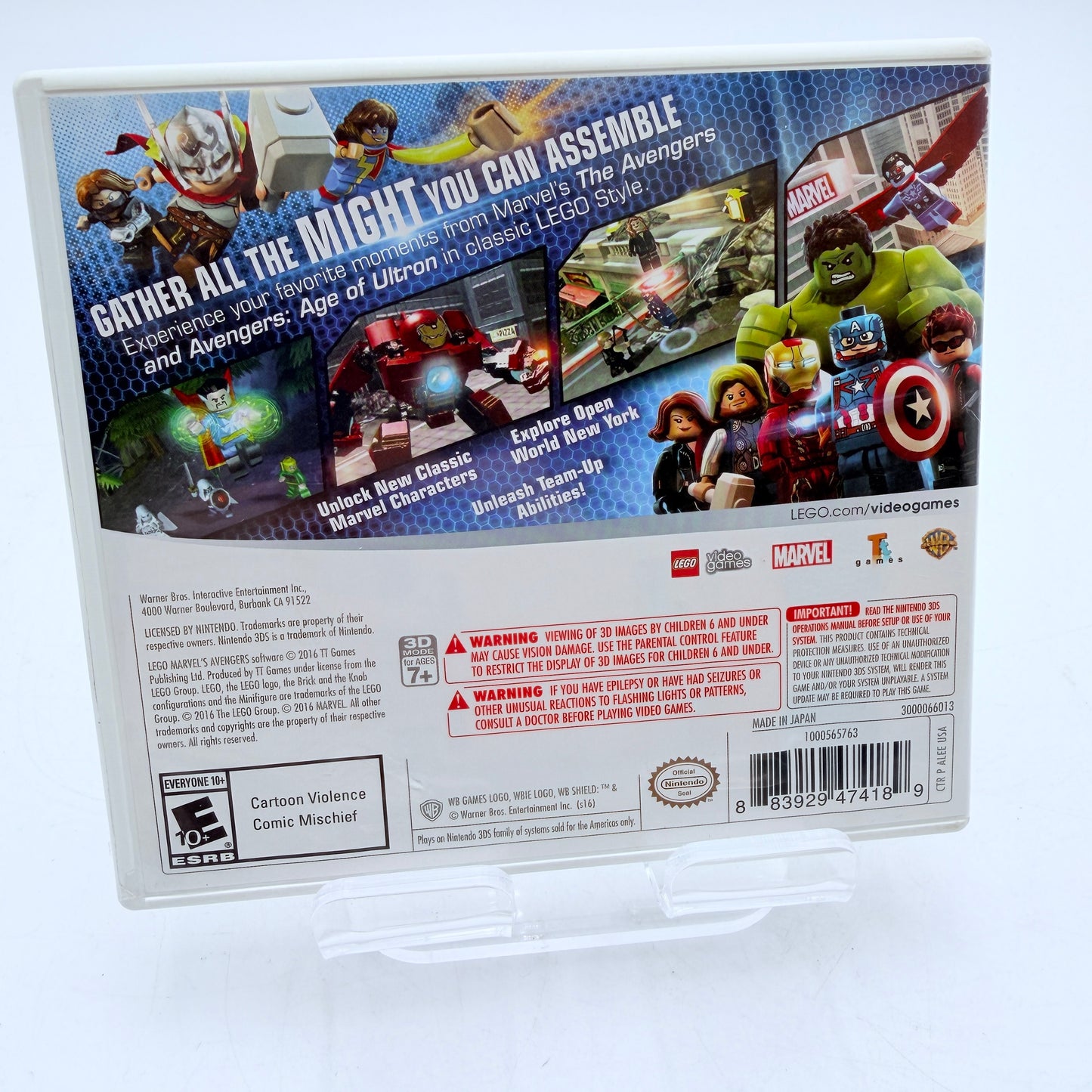 Nintendo 3DS LEGO Marvel's Avengers CIB