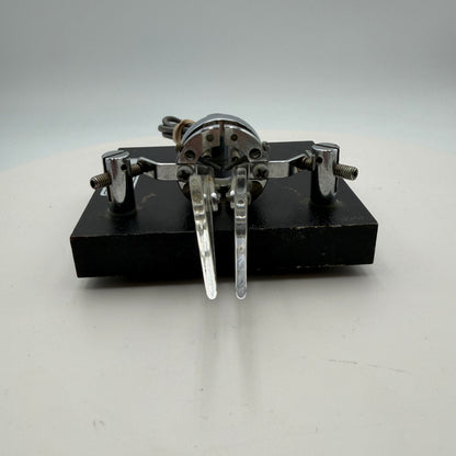 BENCHER BY-1 Iambic Paddle Morse Code Key Black READ