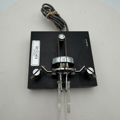 BENCHER BY-1 Iambic Paddle Morse Code Key Black READ