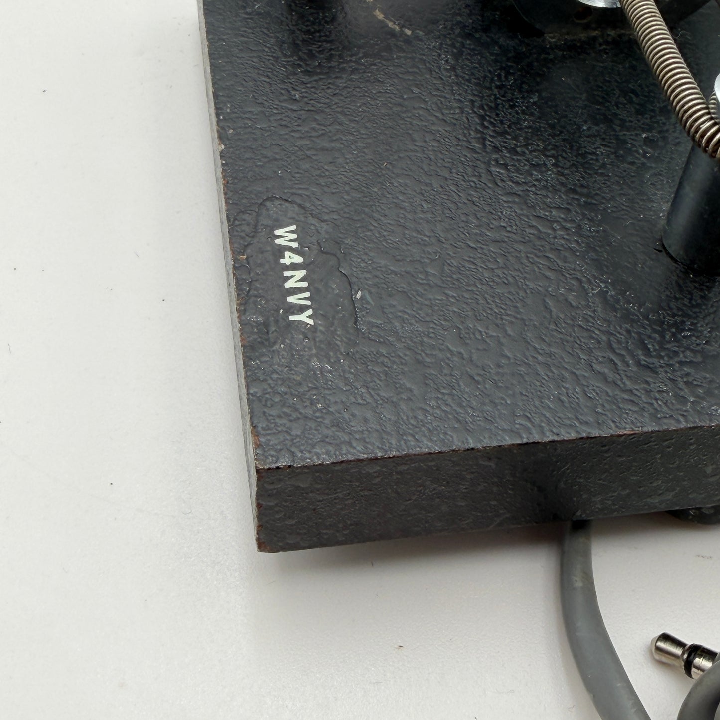 BENCHER BY-1 Iambic Paddle Morse Code Key Black READ