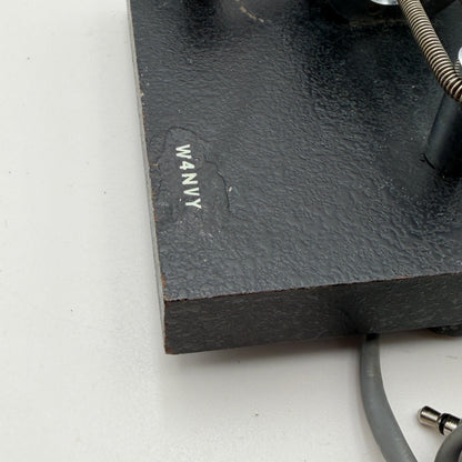 BENCHER BY-1 Iambic Paddle Morse Code Key Black READ