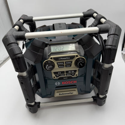 BOSCH PB360S Power Box Jobsite Radio - Green Speaker - Used