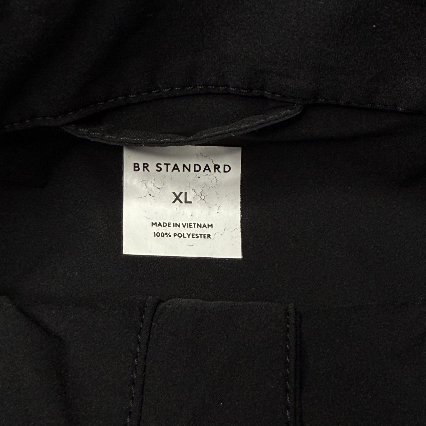 BR Standard Banana Republic Motion Tech Jacket SZ XL Black