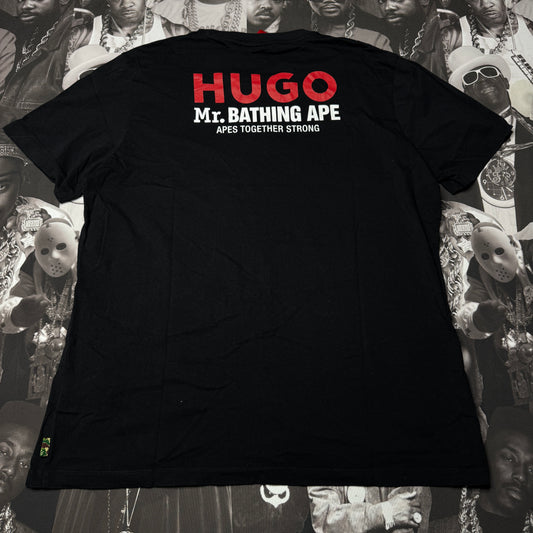 Bape X Hugo Boss Hugo Mr Ape Tee Black XXL