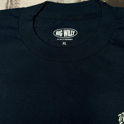 Big Willy Willy Chavaria Chevy T-Shirt XL Navy