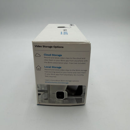 Blink Mini Indoor 1080p Wireless Security Camera White Used With Box