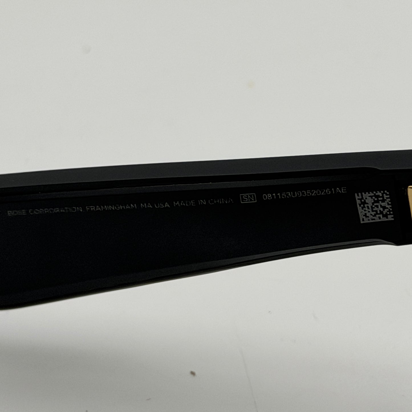 Bose Frames BMD0007 Bluetooth Audio Sunglasses Black for parts or repair