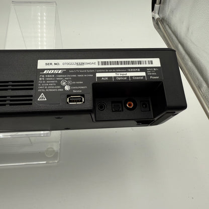 Bose Solo 5 TV Sound System Black For Parts or Repair