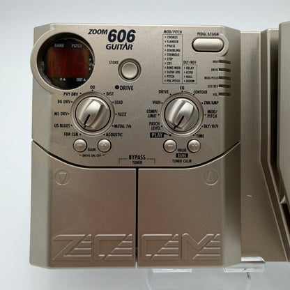 Zoom 606 Guitar Compact Multi Series Guitar Effects Processor Pedal - New In Box