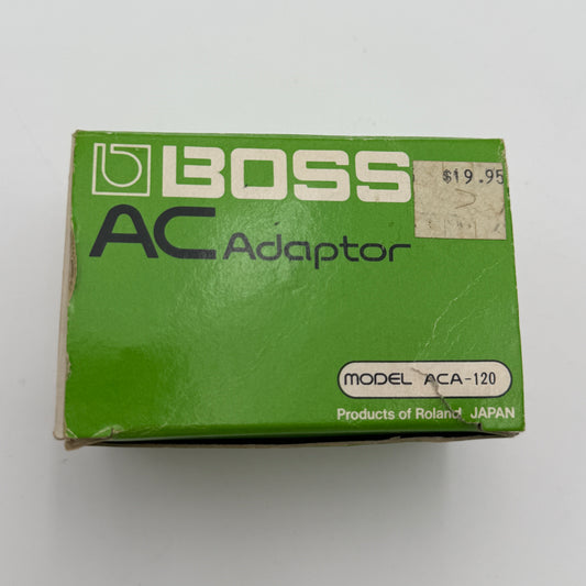 Boss Vintage AC Adaptor ACA-120 - Guitar Pedal - New In Box - Black