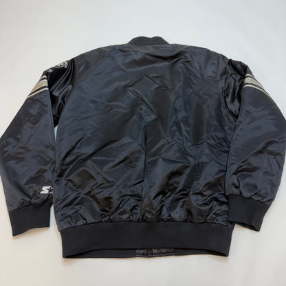 Starter Brooklyn Nets Inaugural Season Satin Jacket Size XL Black Used
