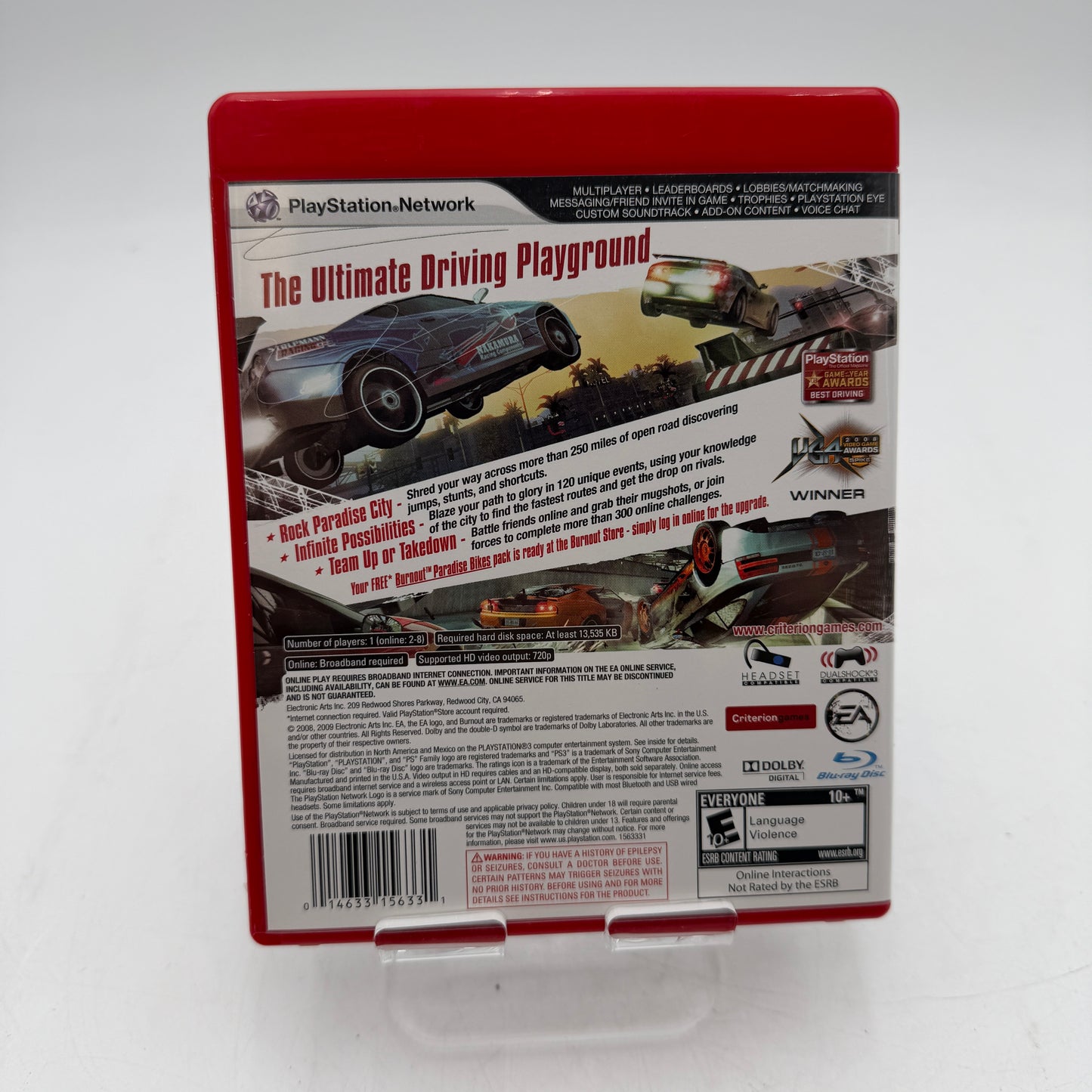 Burnout Paradise PlayStation 3 PS3 CIB Video Game