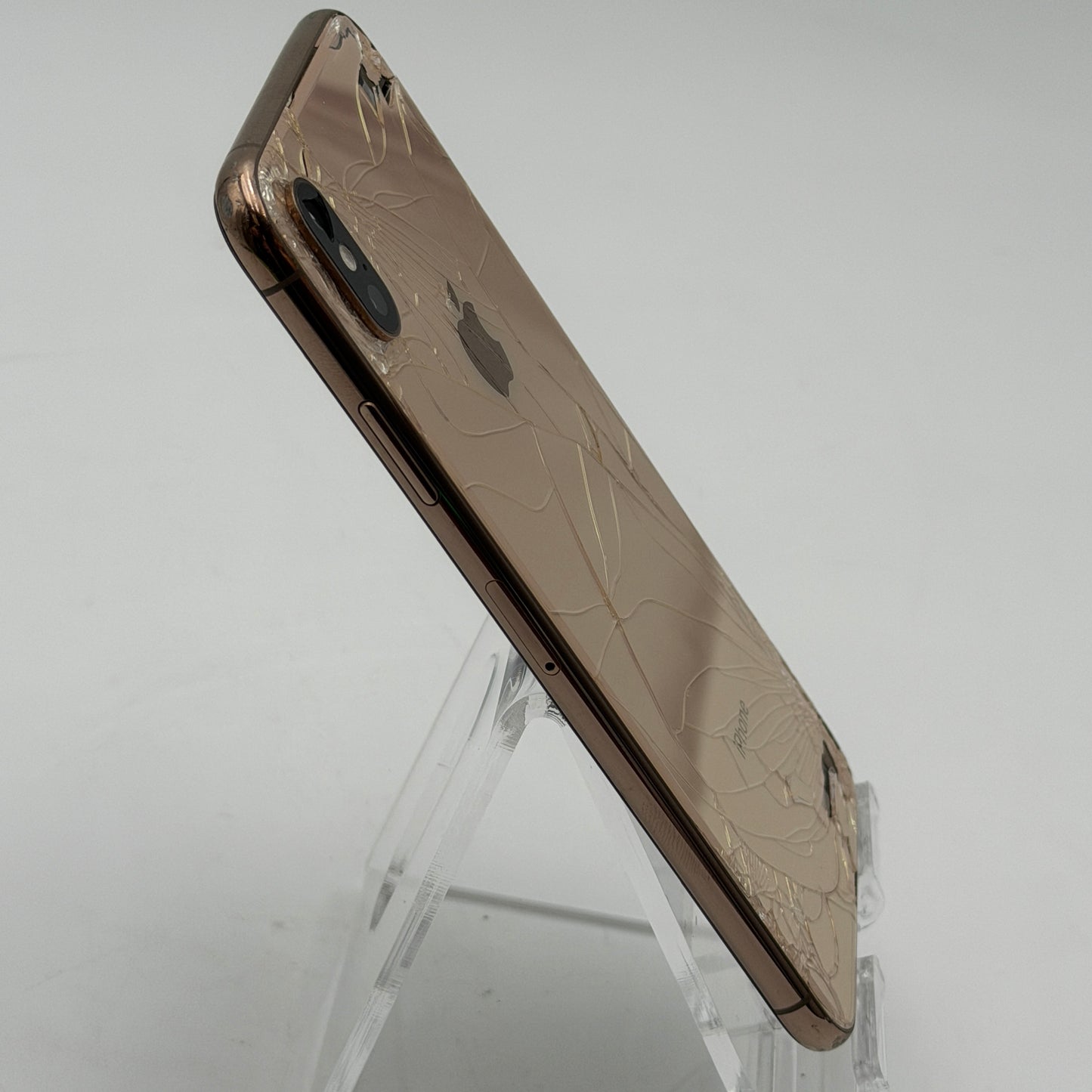 Apple iPhone XS Max 64GB Gold Unlocked Broken for Parts or repair