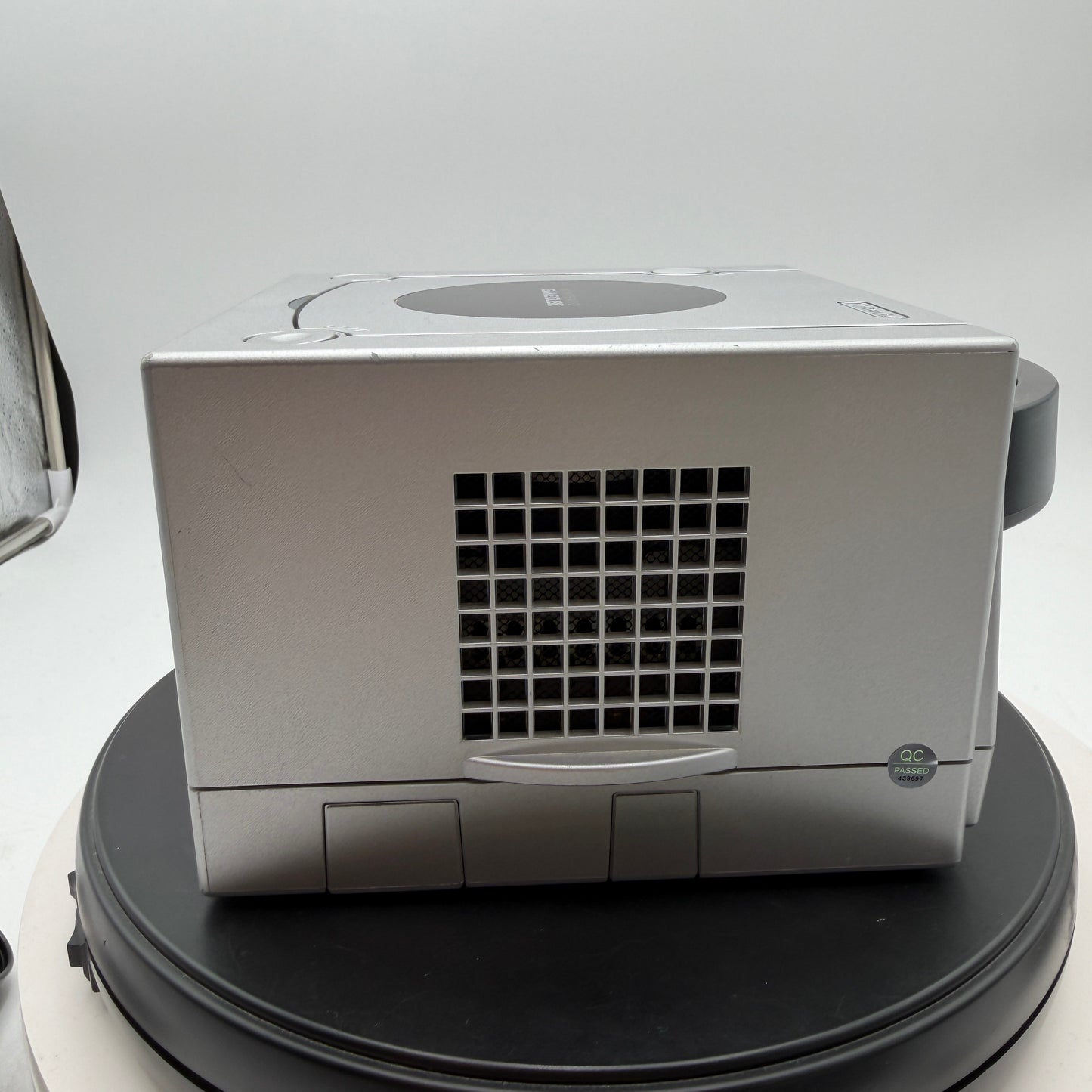 Nintendo GameCube DOL-001 Silver Console (2001) with 2 Controllers and Power Cable