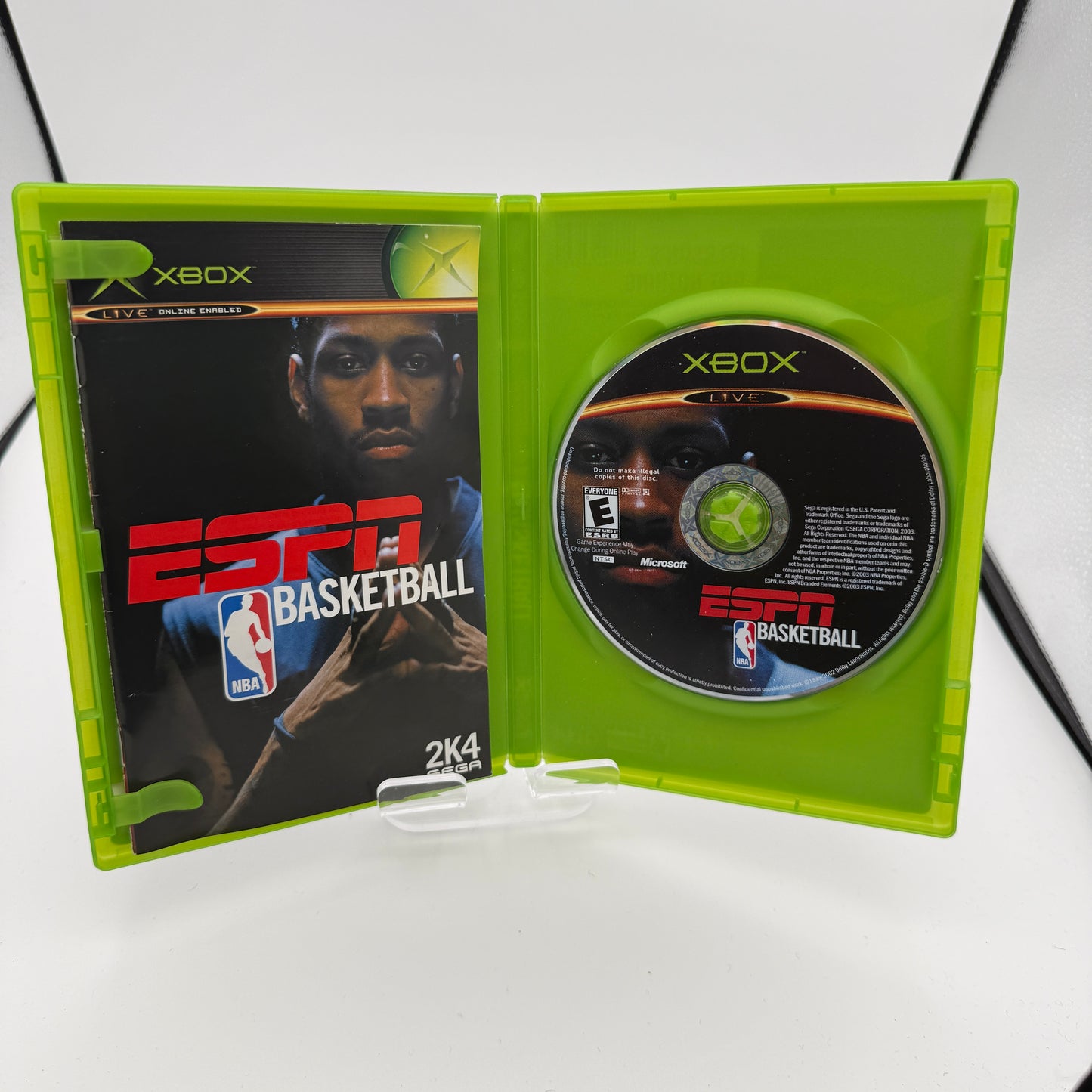 Xbox ESPN Basketball 2004 Video Game Complete in Box with Manual