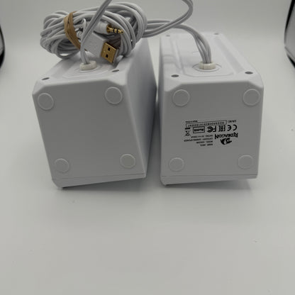 Redragon GS520W RGB Desktop 2.0 Stereo Speakers - White