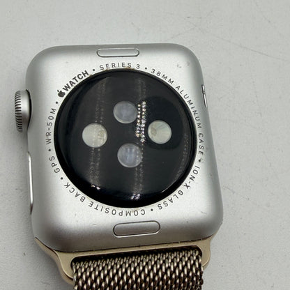 Apple Watch Series 3 GPS A1858 (2017) 38mm Silver Aluminum Smart Watch