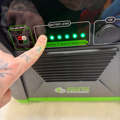 Natures Generator Power Pod Elite Green Used Condition