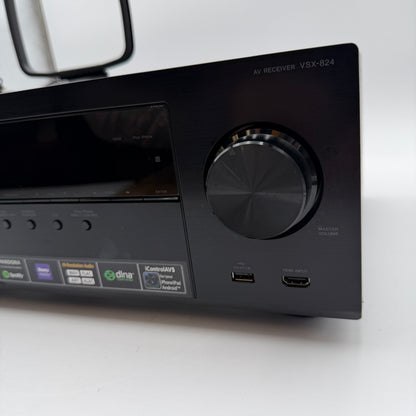 Pioneer AV Receiver VSX-824 Black Used