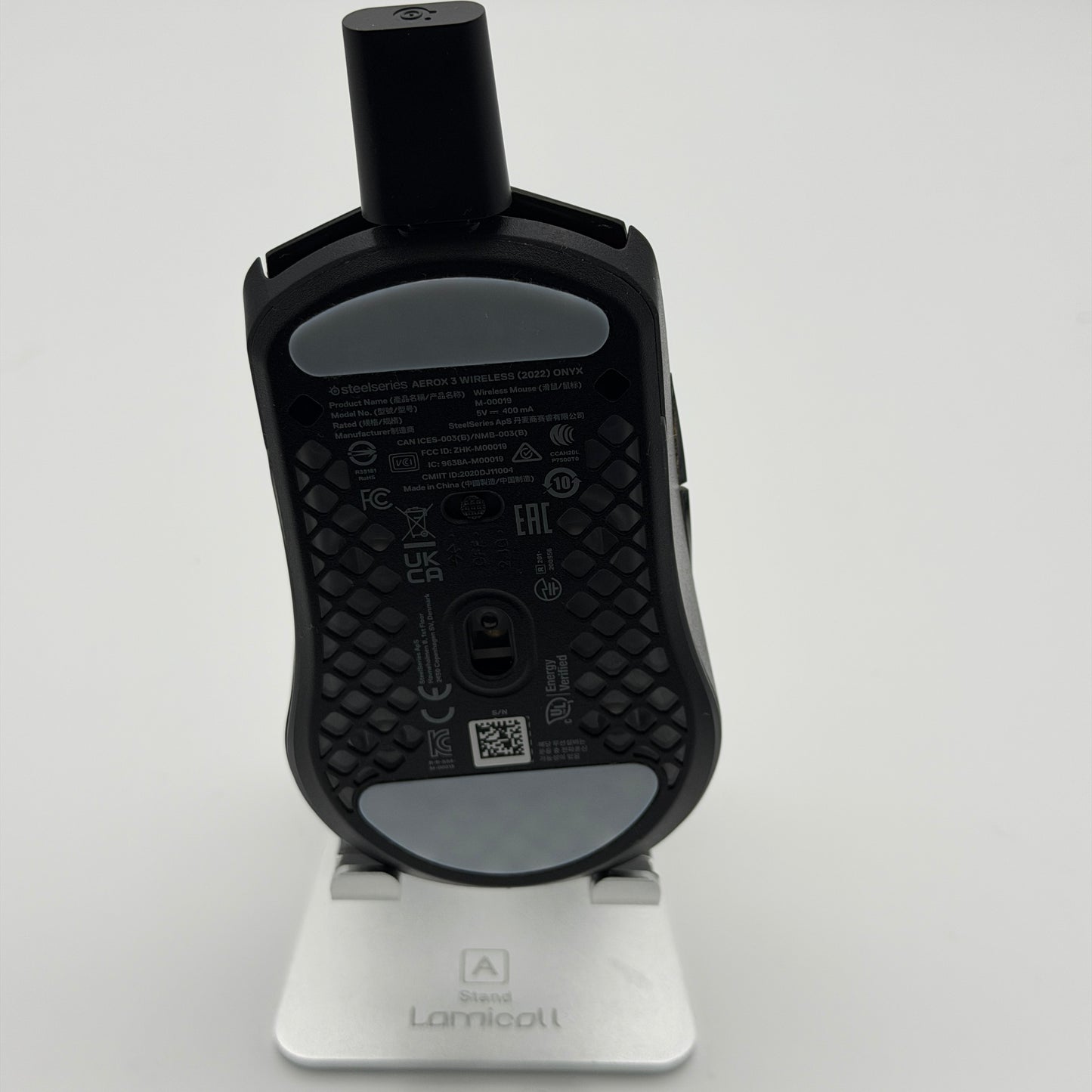 SteelSeries Aerox 3 Wireless Gaming Mouse RGB Optical 18000 DPI Onyx 62612 - Black