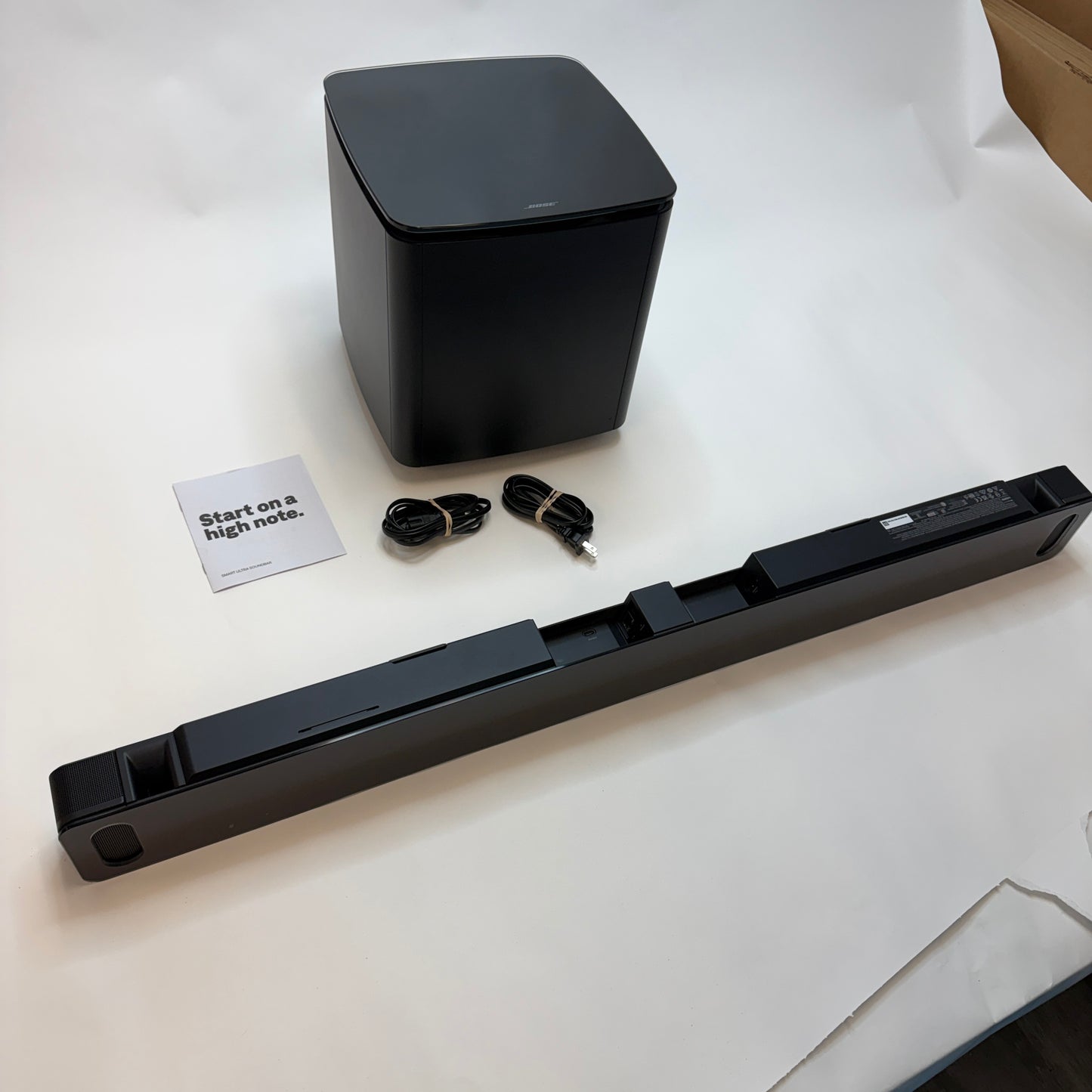 Bose Smart Ultra Soundbar 44151 with Subwoofer - Used - Black