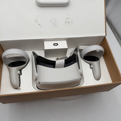 Oculus Meta Quest 2 128GB White VR Headset with 2 Controllers