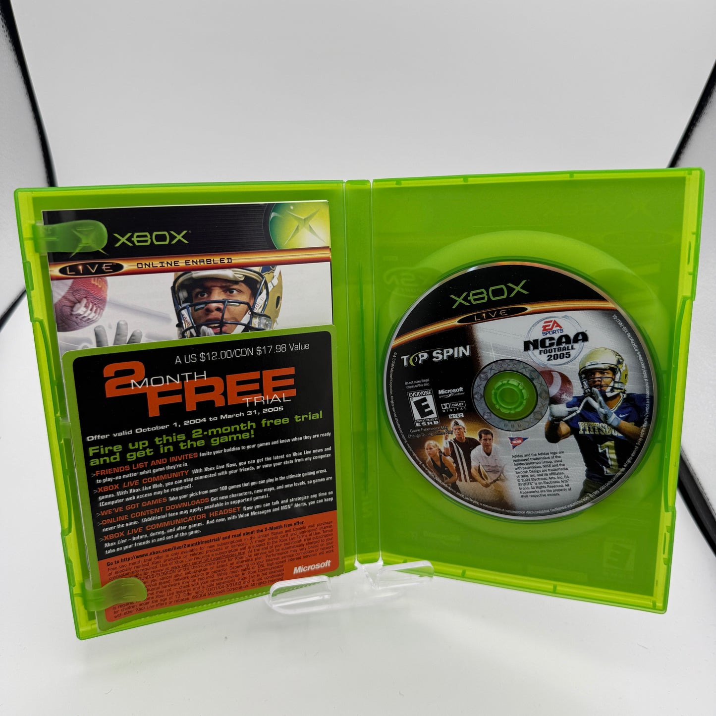 Xbox NCAA Football 2005 Top Spin Combo