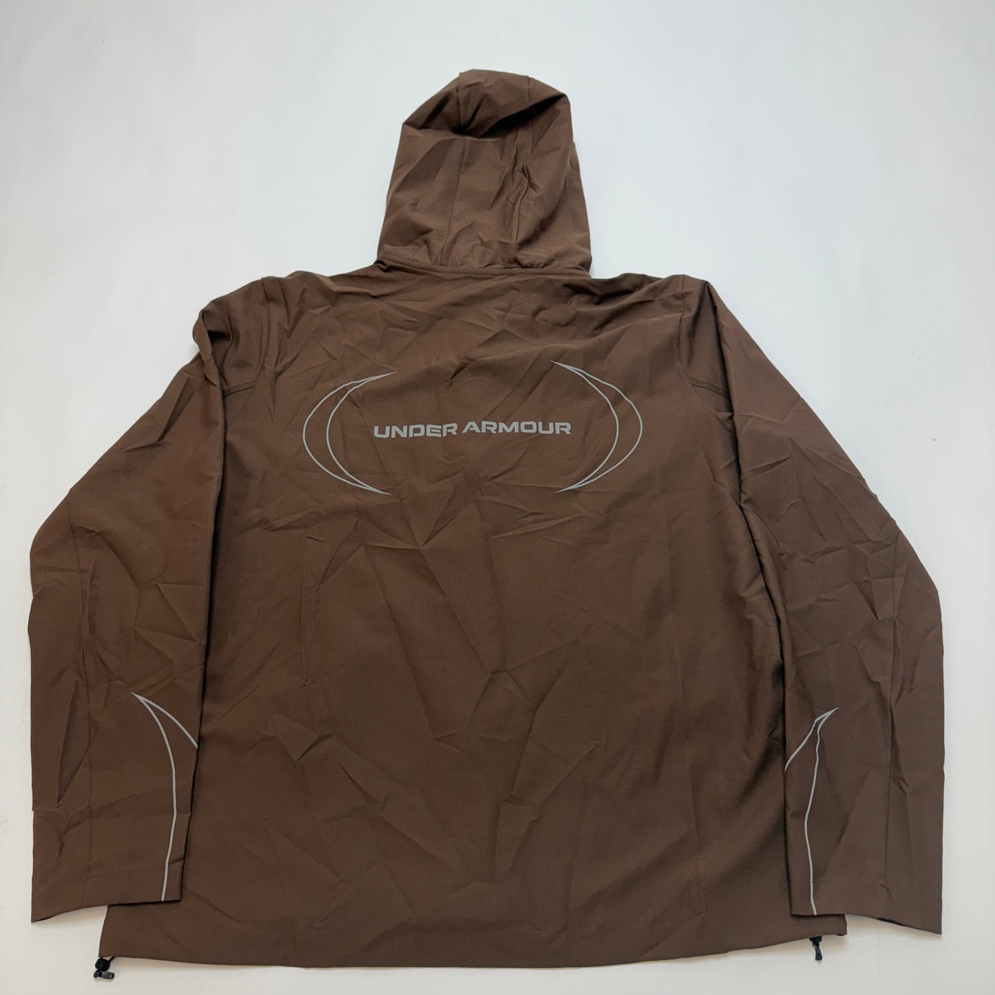 Under Armour Unstoppable Men's Woven Hooded Reflective Jacket - Brown, Size L