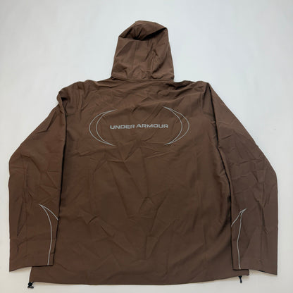 Under Armour Unstoppable Men's Woven Hooded Reflective Jacket - Brown, Size L