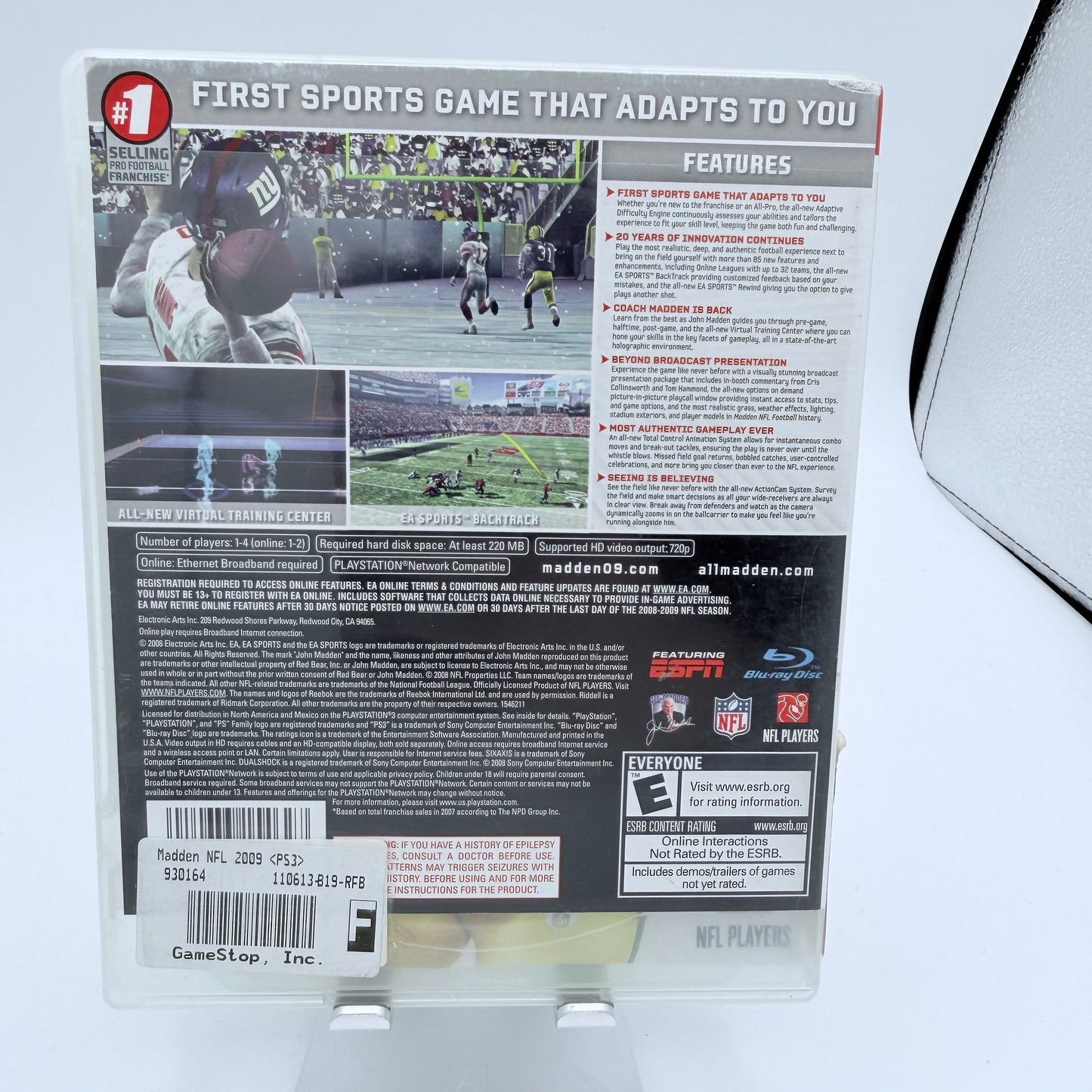 Madden 2009 for PlayStation 3 CIB
