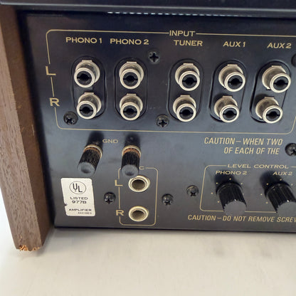Vintage Pioneer SA-8100 Stereo Integrated Amplifier READ