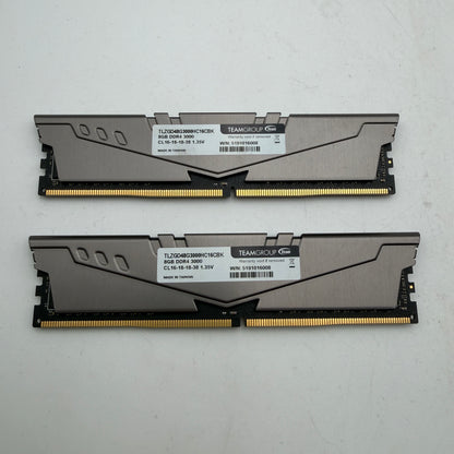 TeamGroup T-Force Vulcan Z DDR4 3000 16GB (2x8GB) DIMM XMP Memory Kit Gray