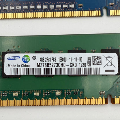 Samsung/Hynix  PC3 RAM Lot 12GB Total 2x4GB + 2x2GB