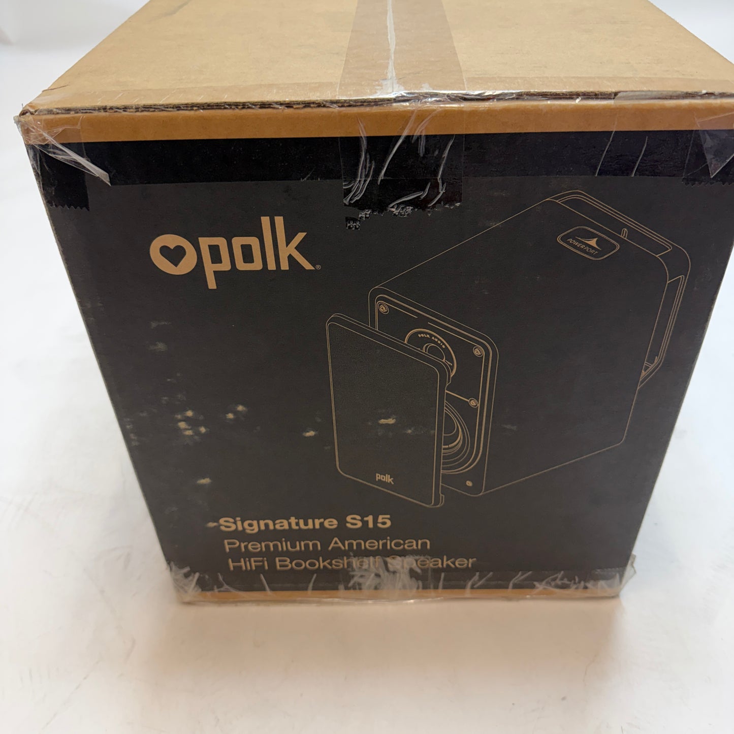 Polk Audio Signature S15 Bookshelf Speaker Washed Black Walnut New In Box
