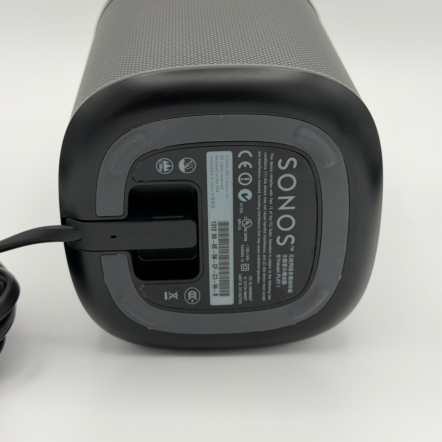 Sonos Play:1 Black Speaker Used MINTY!