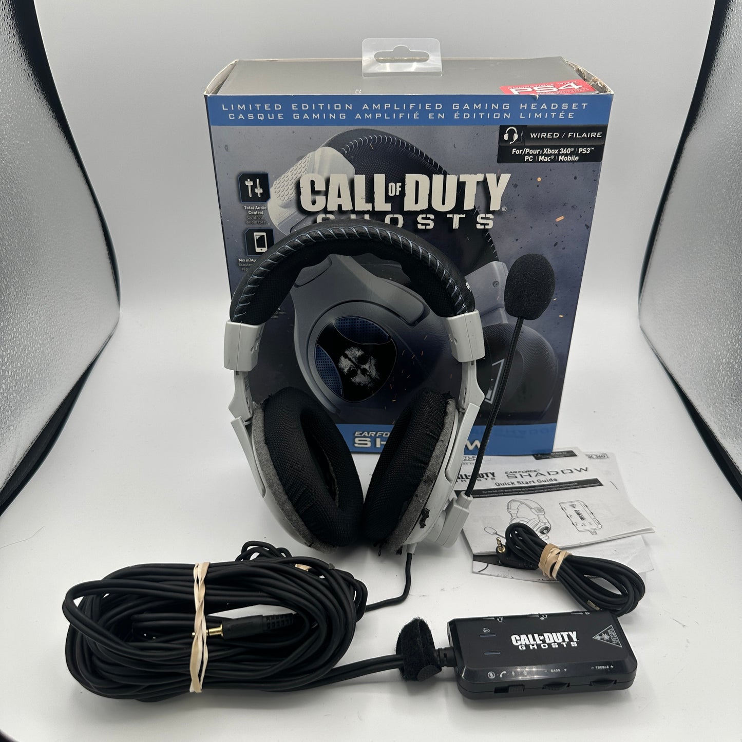 Turtle Beach Ear Force Shadow Call of Duty Ghosts Edition Gaming Headset READ