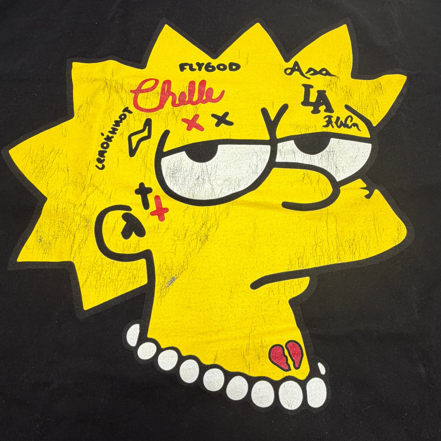 GXFR WESTSIDE GUNN SUPER LISA FASHION REBELS T-SHIRT Black L Griselda