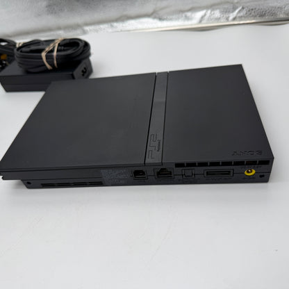 Sony Playstation 2 Slim SPCH-70012 Console Black with Box and Controller