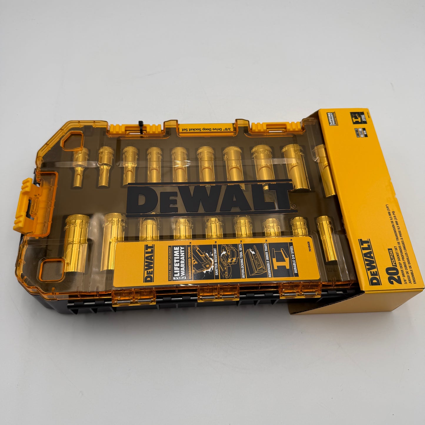 Dewalt 3/8 Drive Deep Socket Set NIB