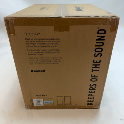 Klipsch RP-600M II Monitor Speakers Black New In Box