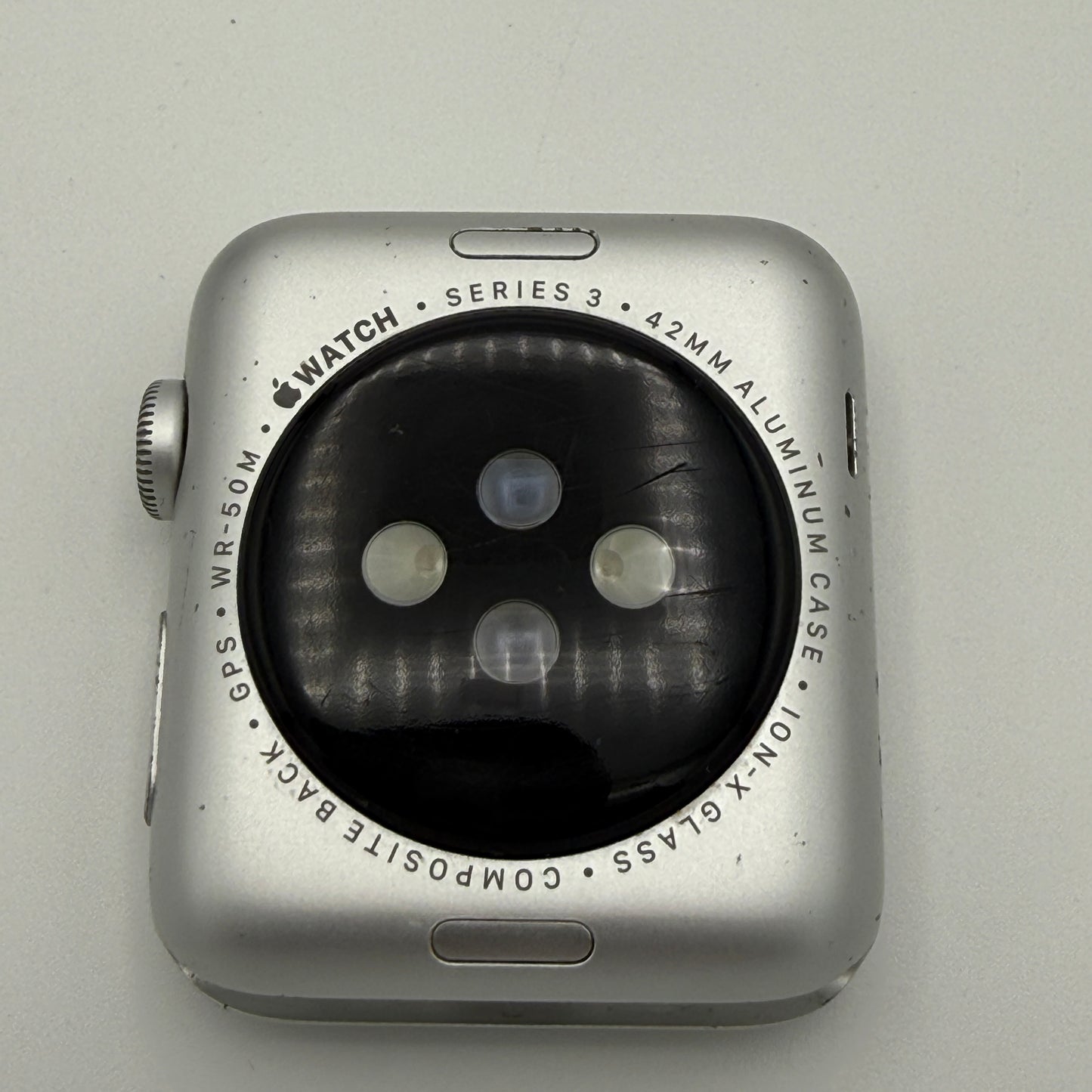 Apple Watch Series 3 GPS A1859 (2017) 42mm Silver Aluminum Sport Band