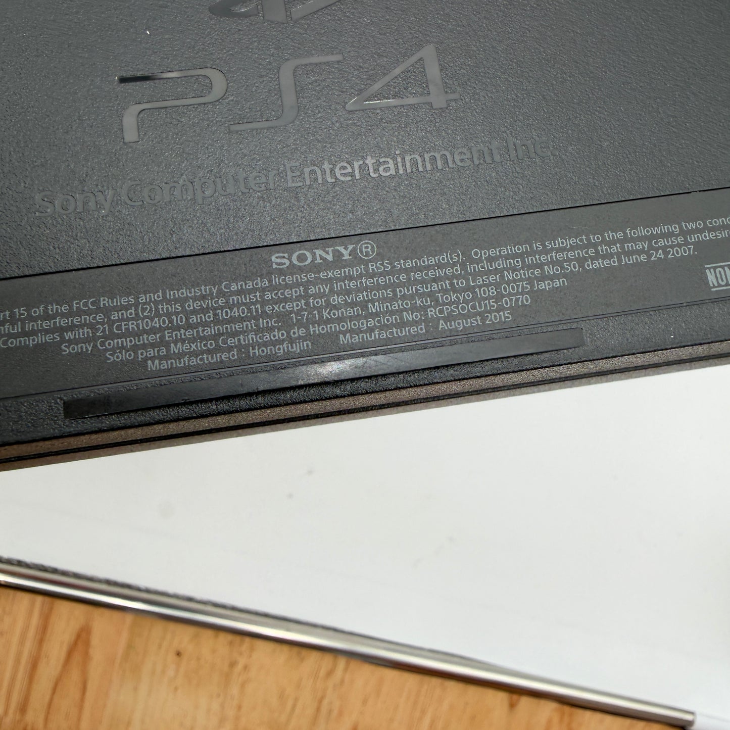 Sony PlayStation 4 CUH-1215A 500GB Black Console Software V 10.50