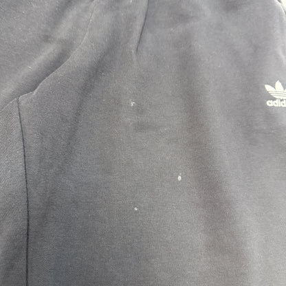adidas Originals Men's Sweatpants Black Trefoil Logo Fleece Open Hem Size L