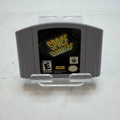 Nintendo 64 Space Invaders Gray Video Game Used