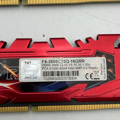 G.SKILL RIPJAWS F4-3000C16D-16GVRB 16GB DDR4 RAM