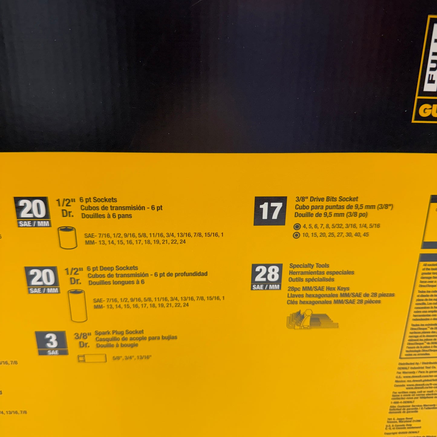 Dewalt 192 Piece Mechanics Tool Set NIB
