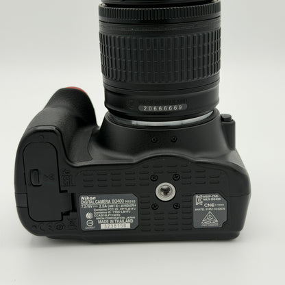 Nikon D3400 Digital Camera With Charger And Lens